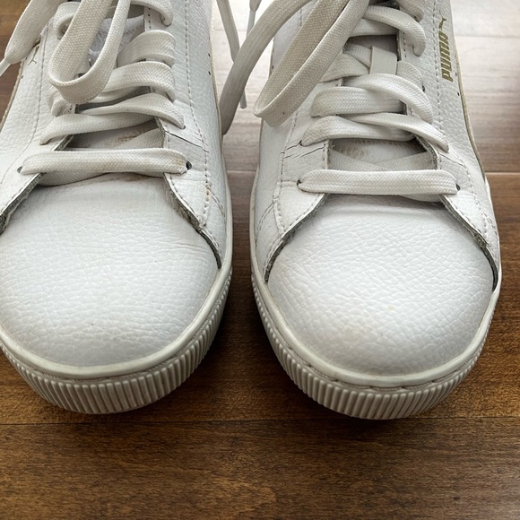 Puma white sneakers, 8M - Picture 3 of 4